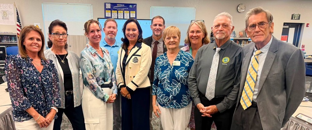 School Board members with Village of Islamorada