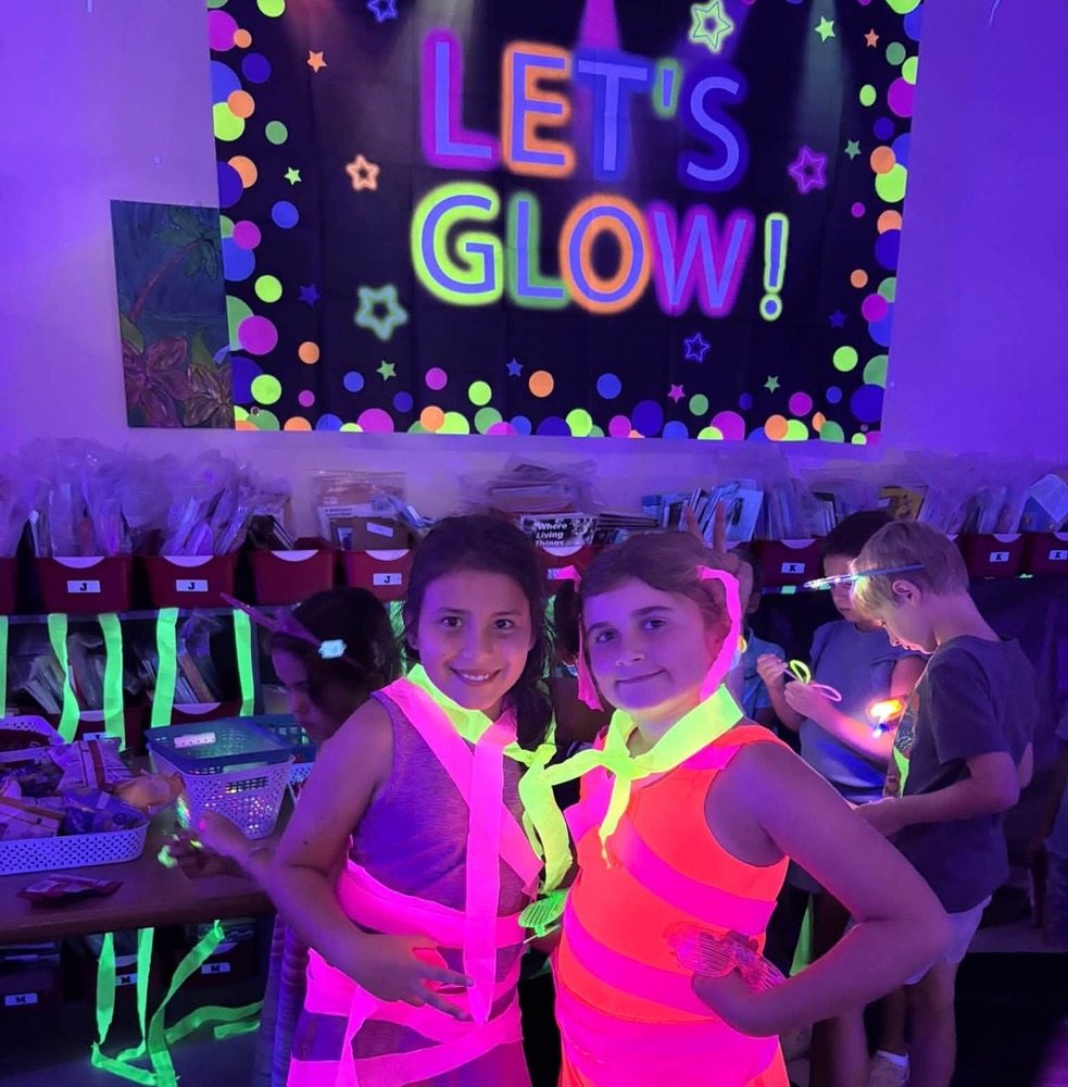 Glow party for summer reading