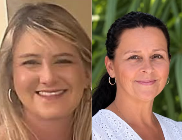 Melissa Alsobrooks and Dana Ring