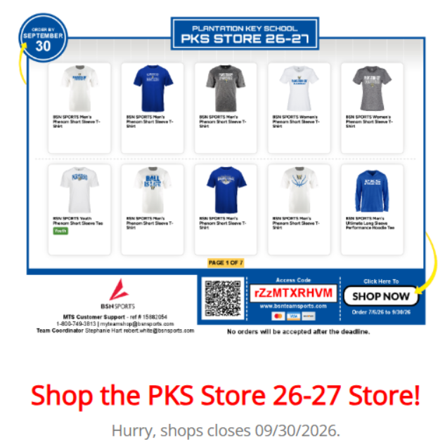 Shop the PKS Spirit Store