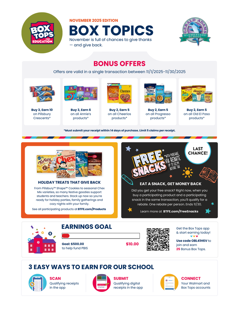 Box Tops for GAE