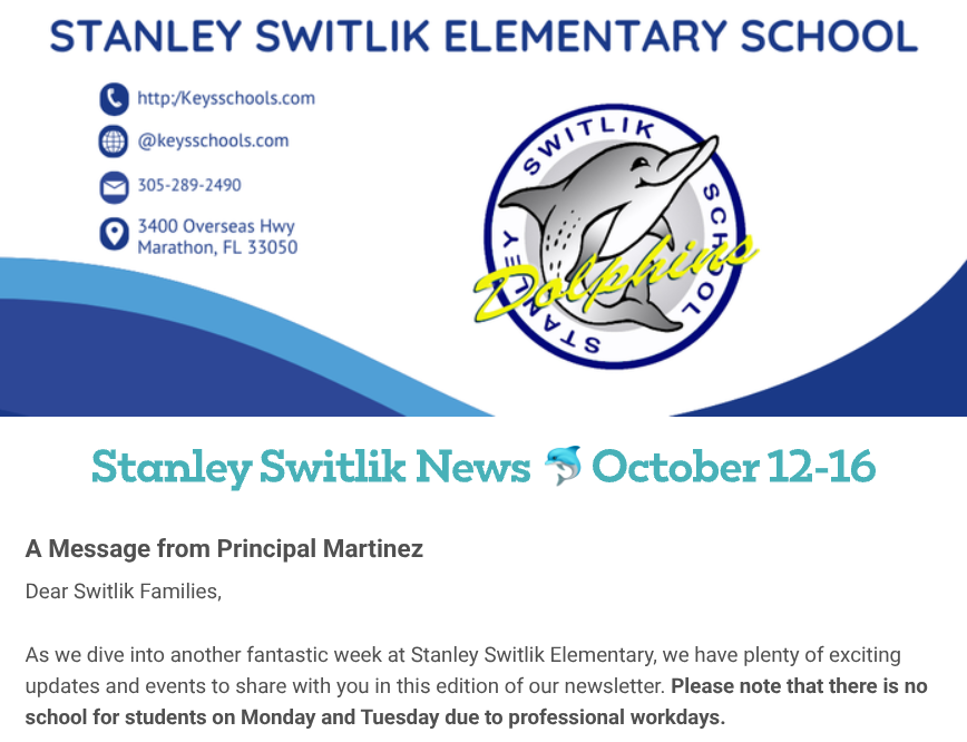 School News Oct 12 - 16