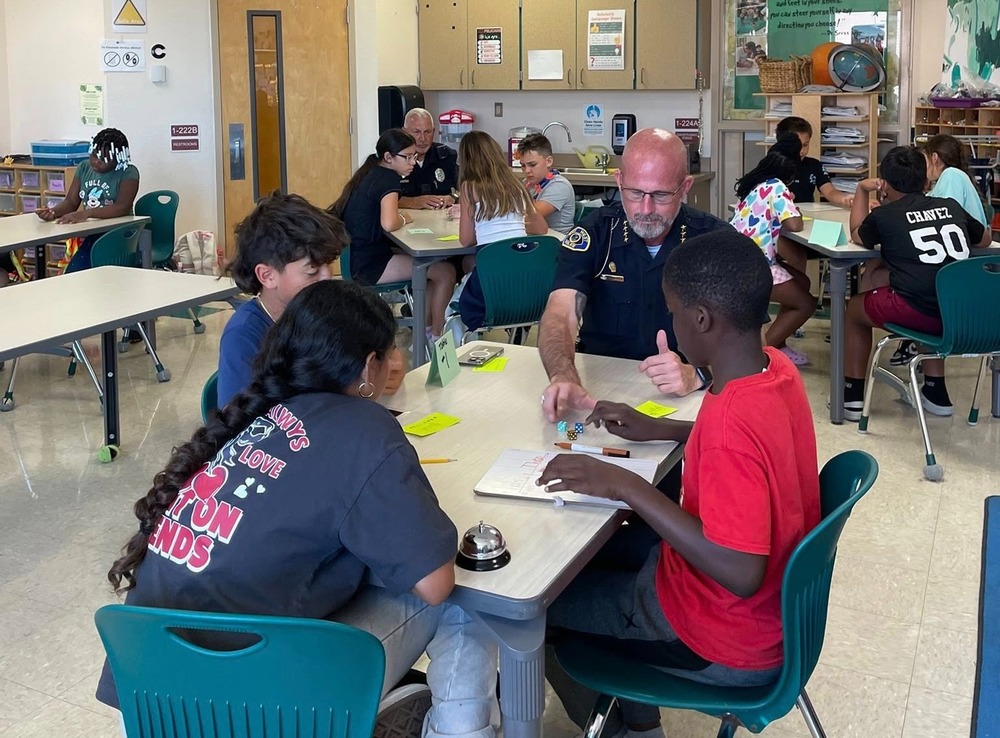 Playing a game with police