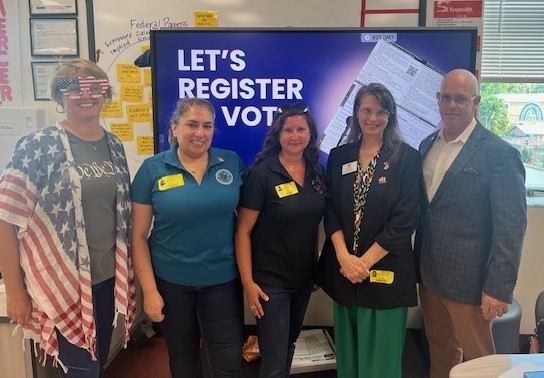 Voter registration team