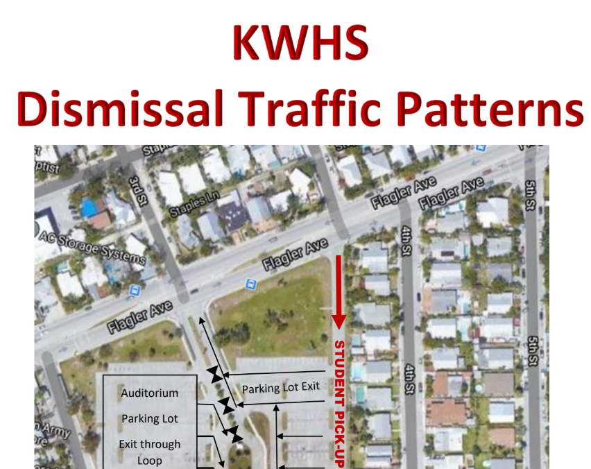KWHS Dismissal Traffic Patters Map