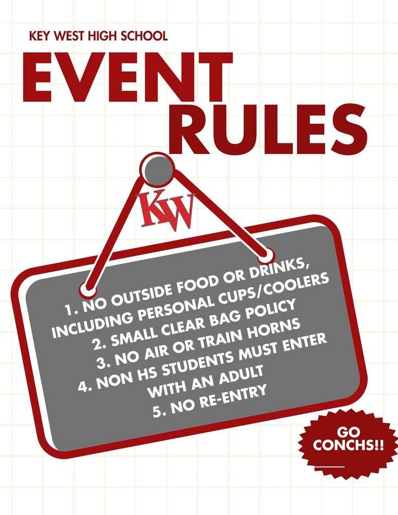 Rules for KWHS Events