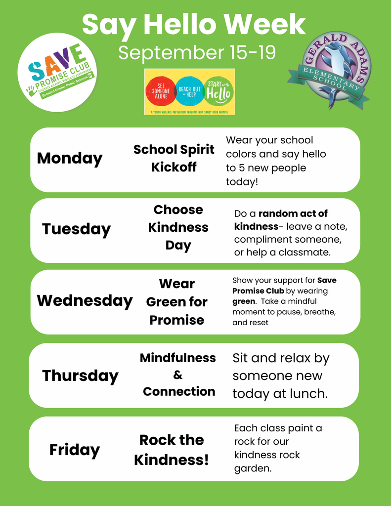 Start with Hello week