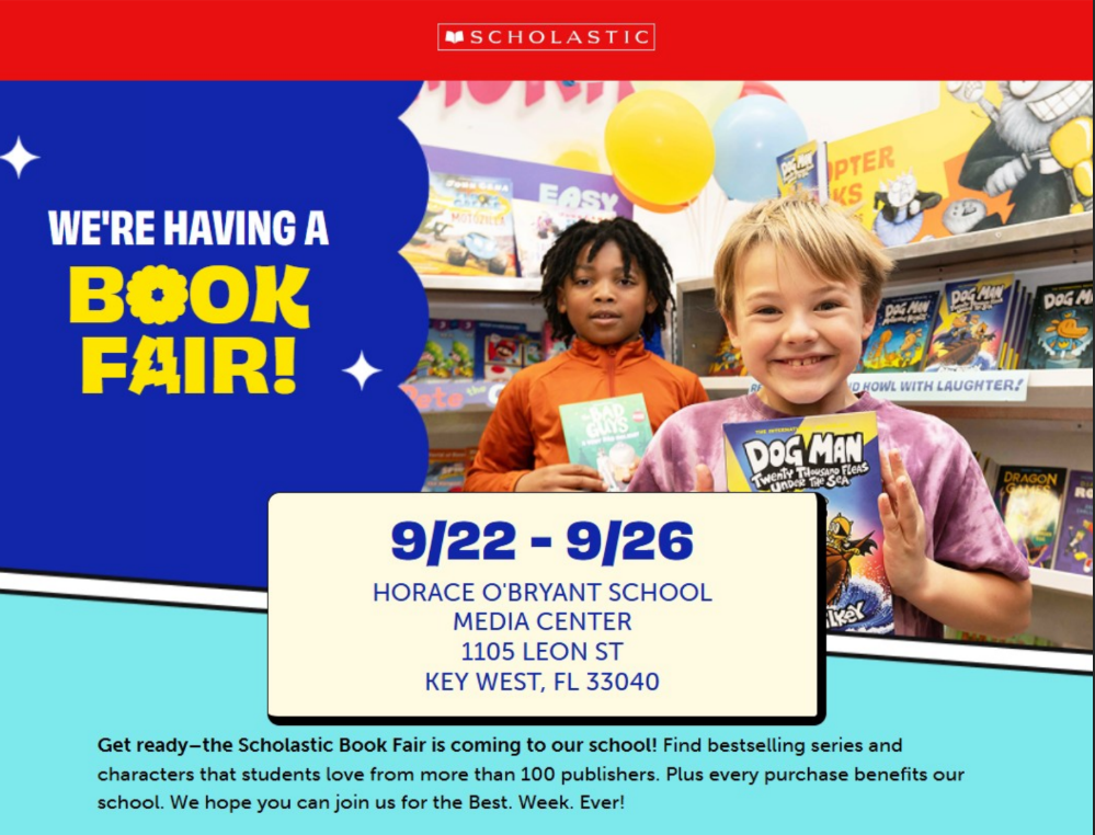 Book Fair coming up.