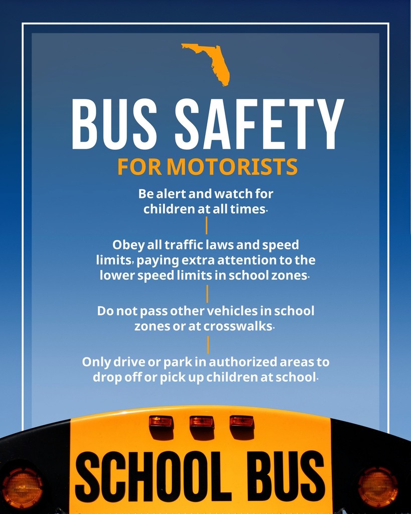 Watch for school buses! Safety tips.