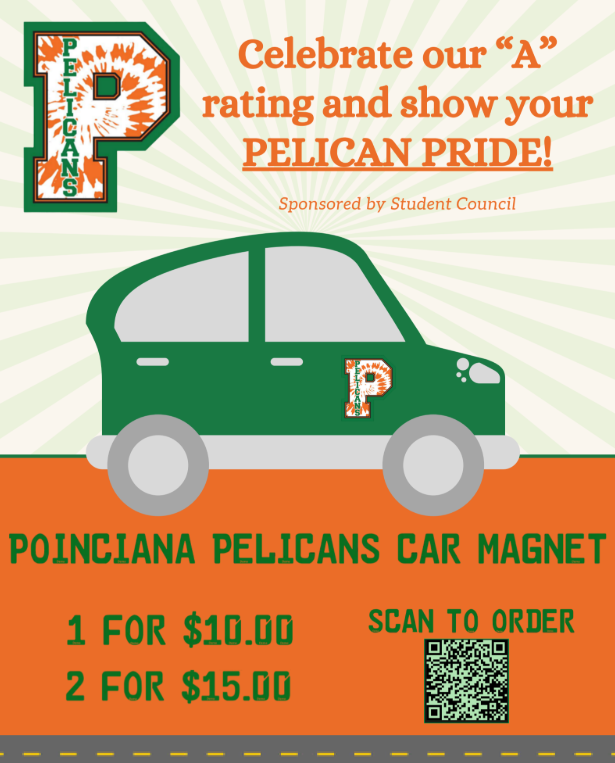 Car magnet to celebrate A status for POI
