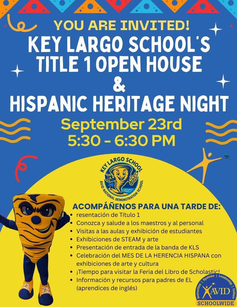 Title I Open House Spanish