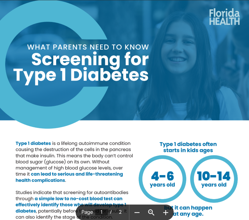 Screening for Type 1 Diabetes