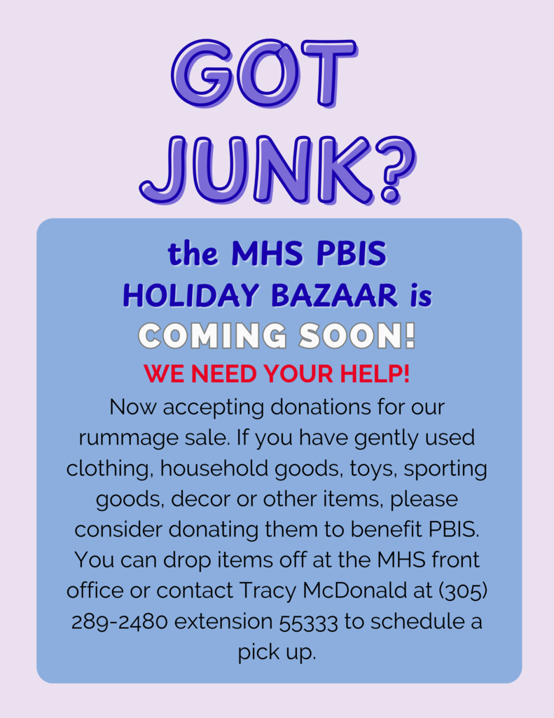 just working asking for donations of household items for a rummage sale to benefit PBIS