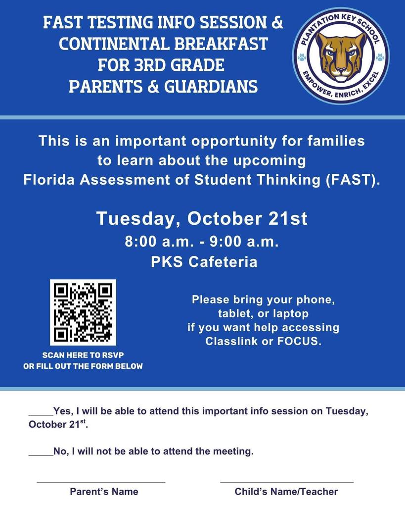 FAST Testing Info Session - English