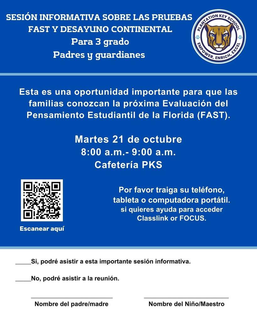 FAST Info Session - Spanish