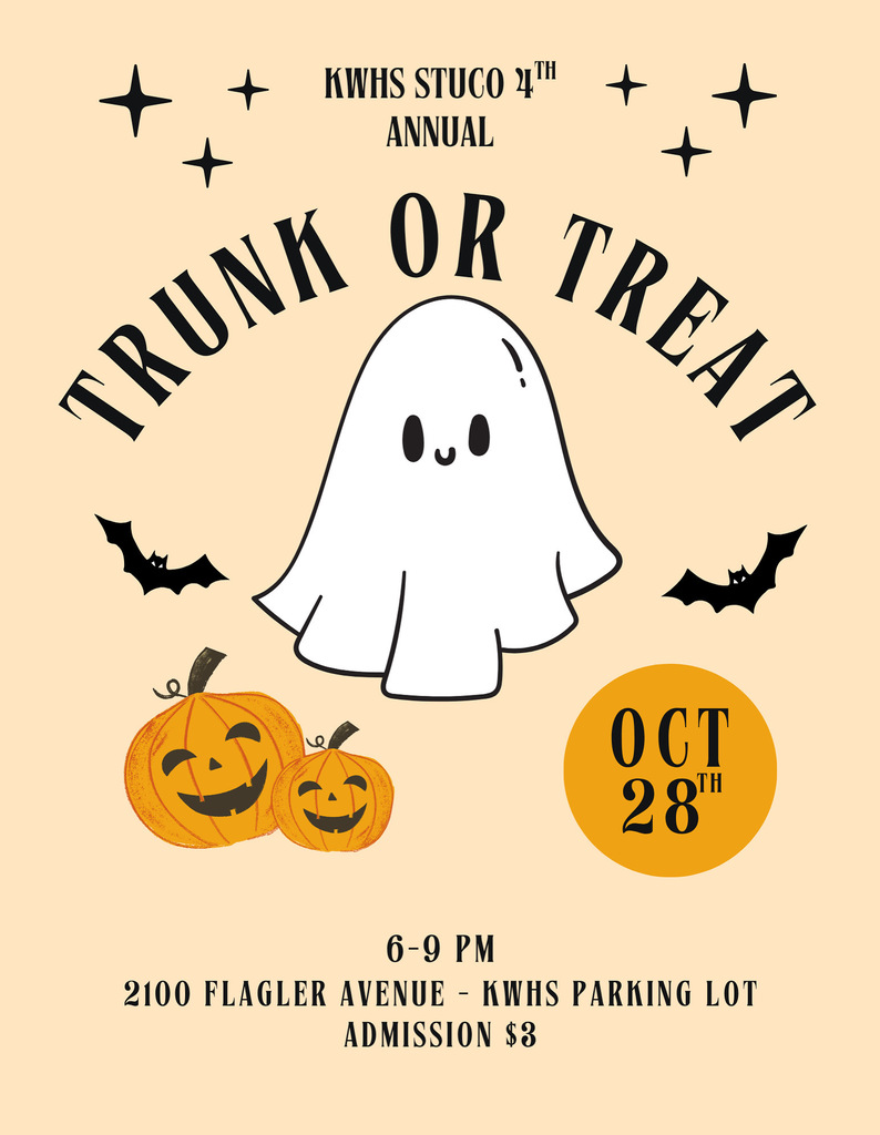 Trunk or Treat October 28th at 6 p.m.
