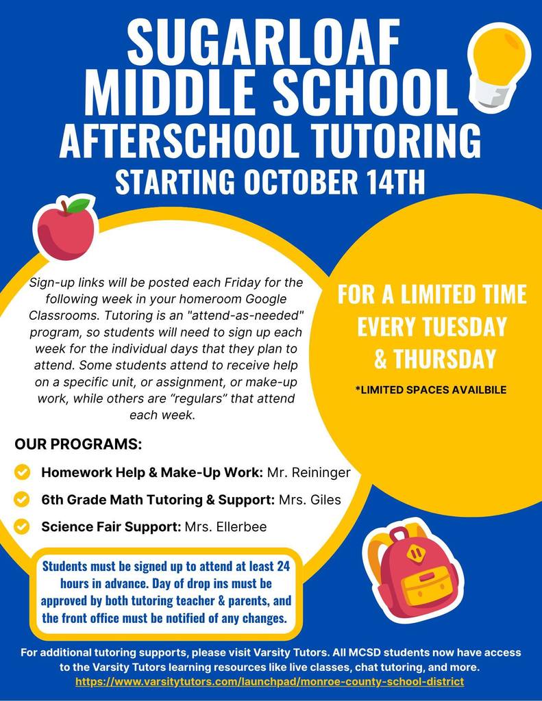 Middle School Tutoring