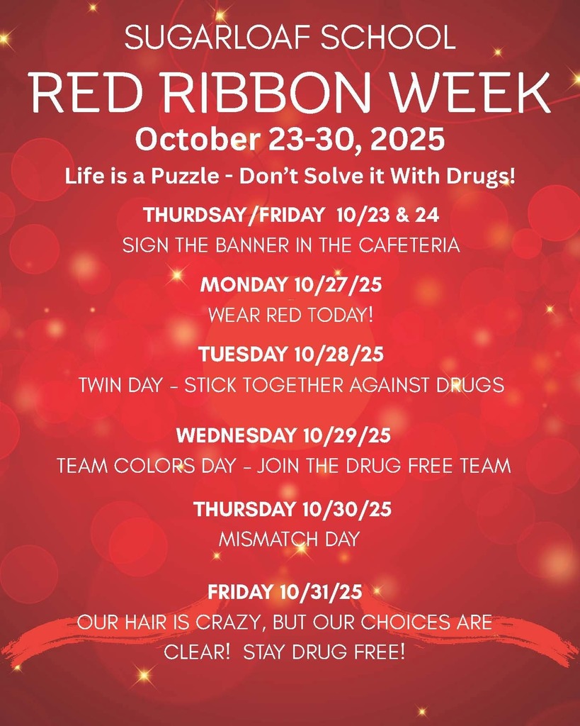 Red Ribbon Week Schedule