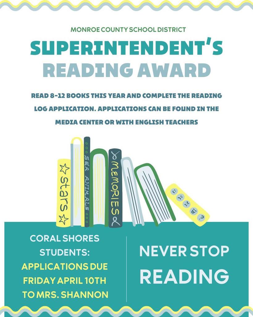 Superintendent's Reading Award