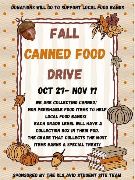 Fall Canned Food Drive