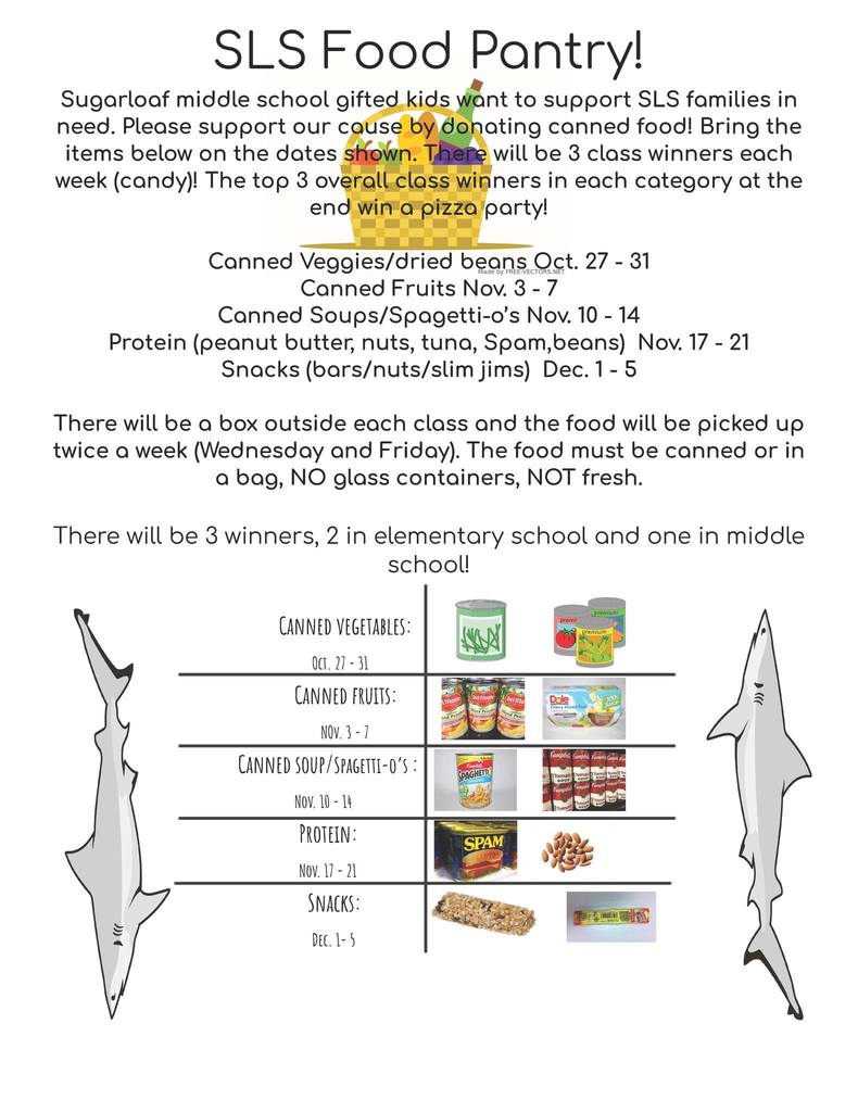 Sugarloaf School Food Pantry