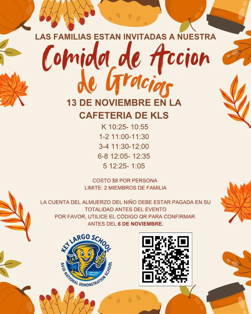 KLS Thanksgiving spanish