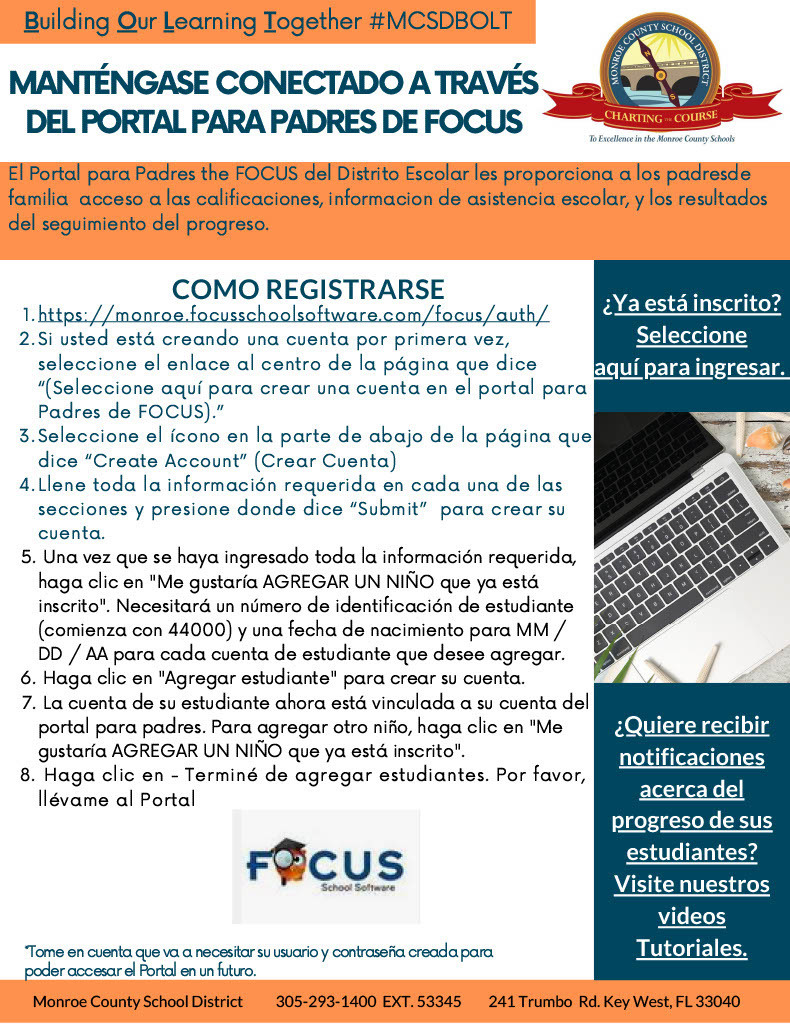 Focus Parent Portal Spanish