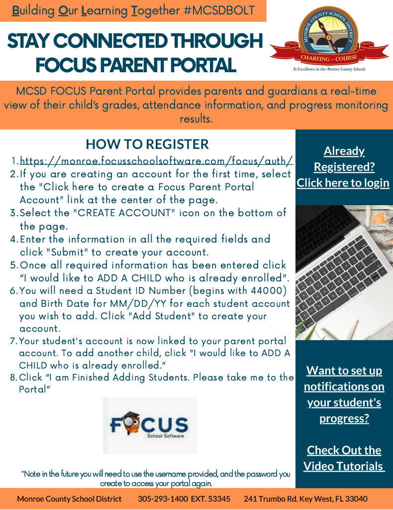 Focus Parent Portal English