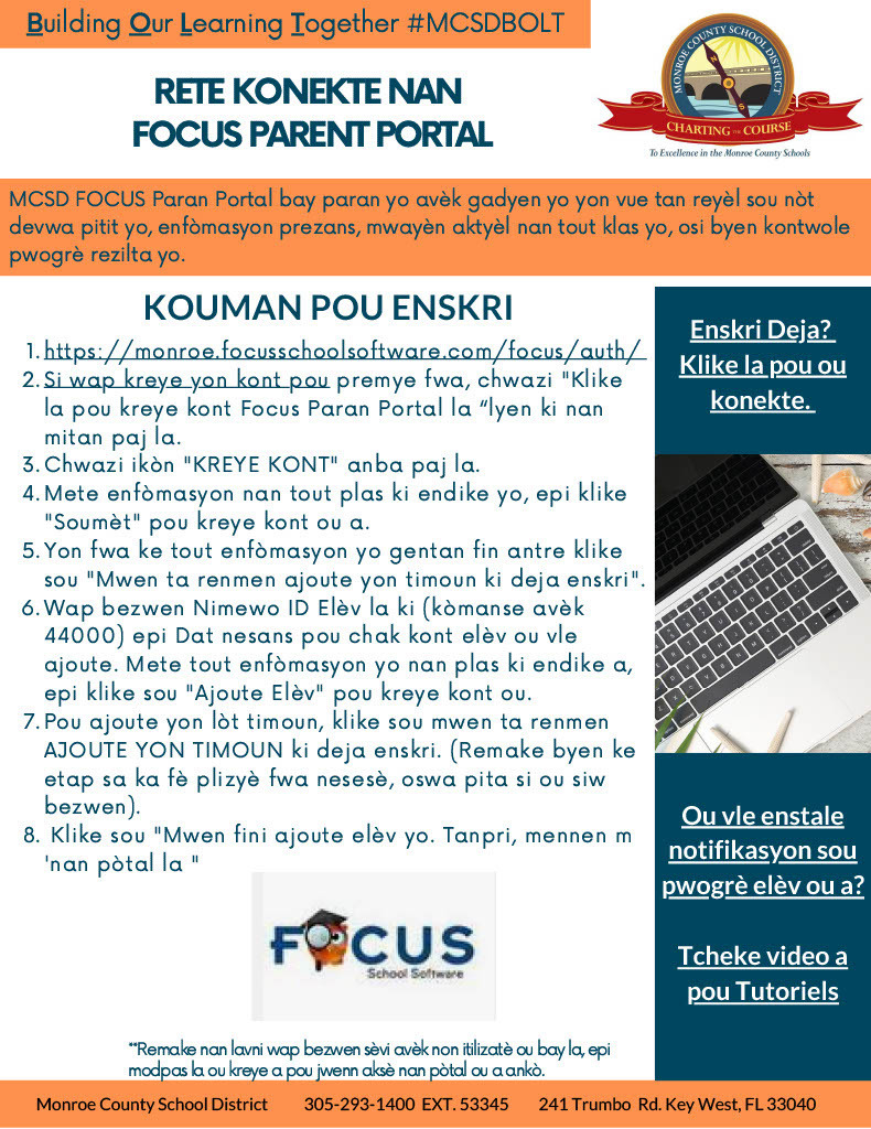 Focus Parent Portal Creole 