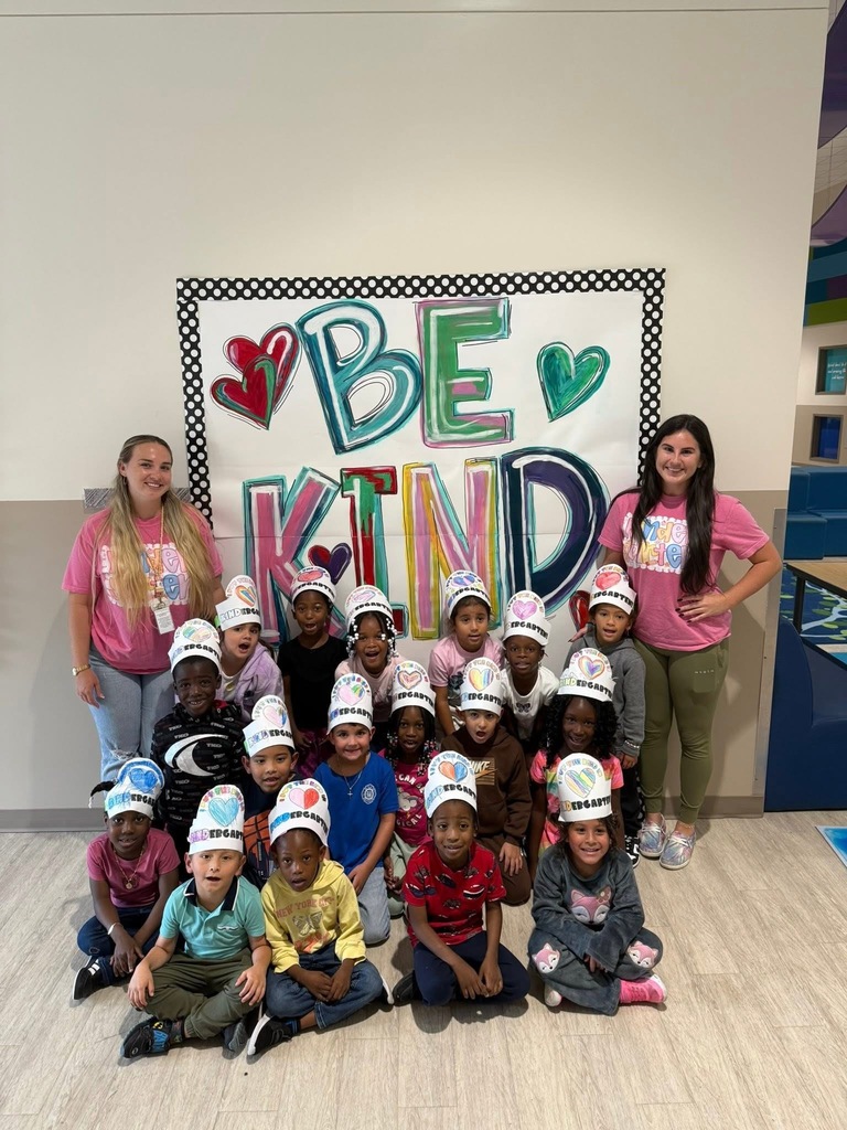 Ms. Eckerson' s class is celebrates World Kindness Day