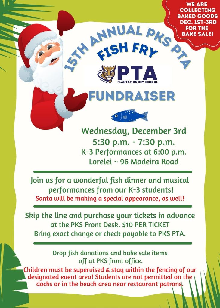 flyer for 2025 fish fry