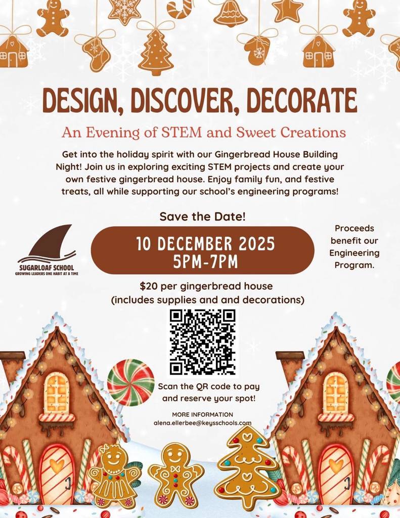 STEM and Gingerbread House Decorating Event