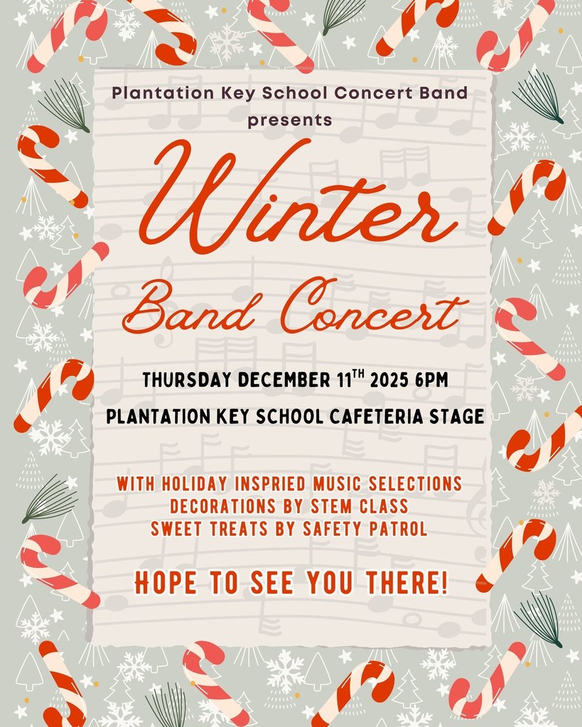 Winter Band Concert December 11th