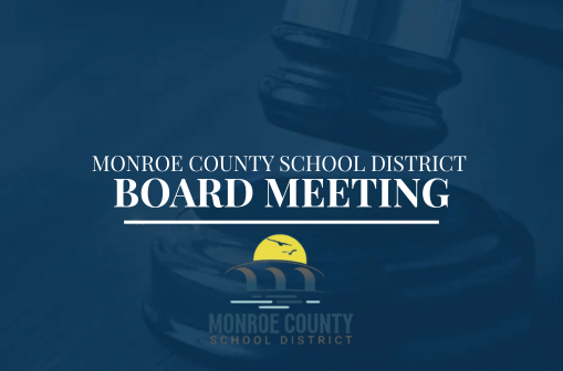 School Board Meeting Announcement 