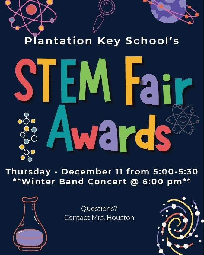 flyer for Stem awards fair 