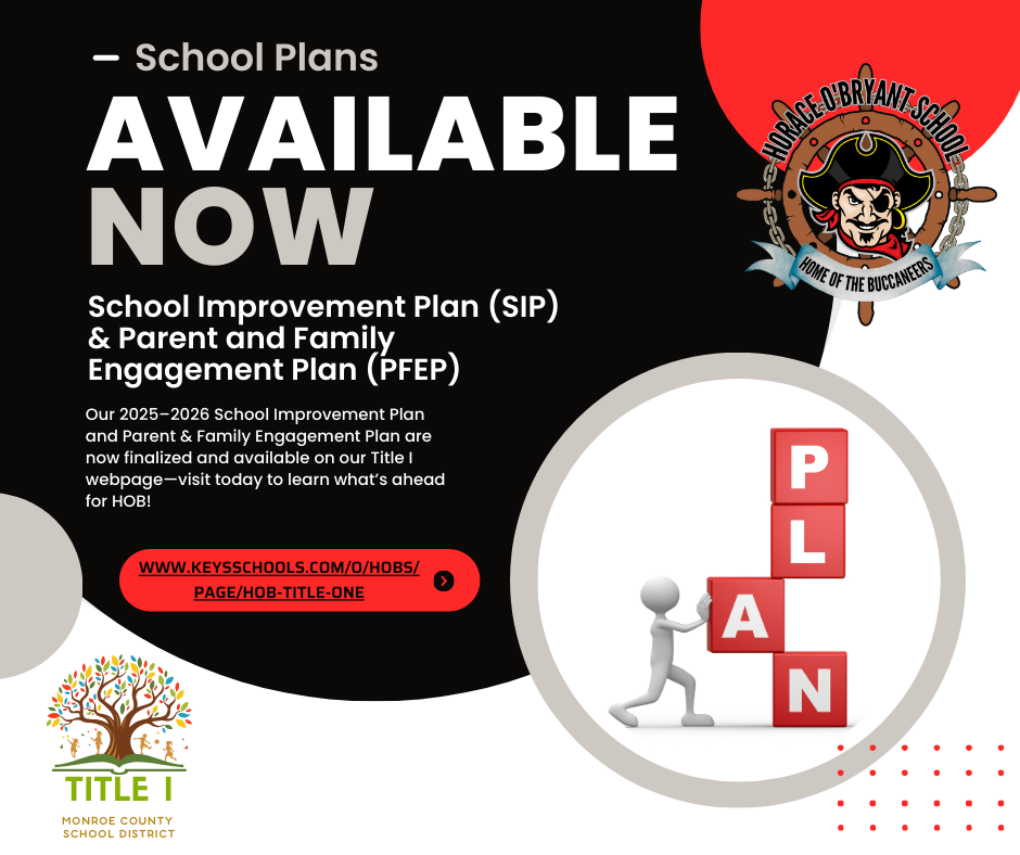 School Plans available now! All families can read our School Improvement Plan (SIP)  and Parent and Family Engagement Plan (PFEP) on our Title I webpage.