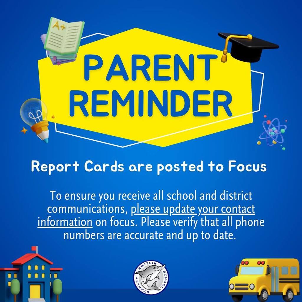 Report Card reminder