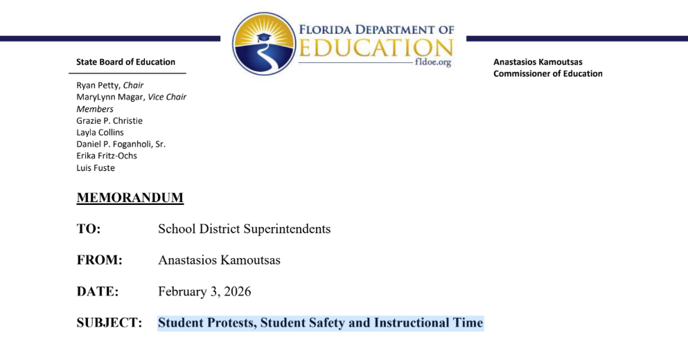 Memo from FLDOE
