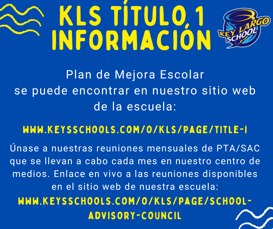 KLS Title 1 information spanish