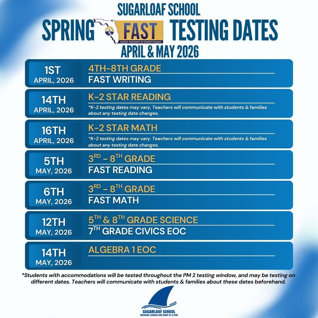 FAST Testing Dates