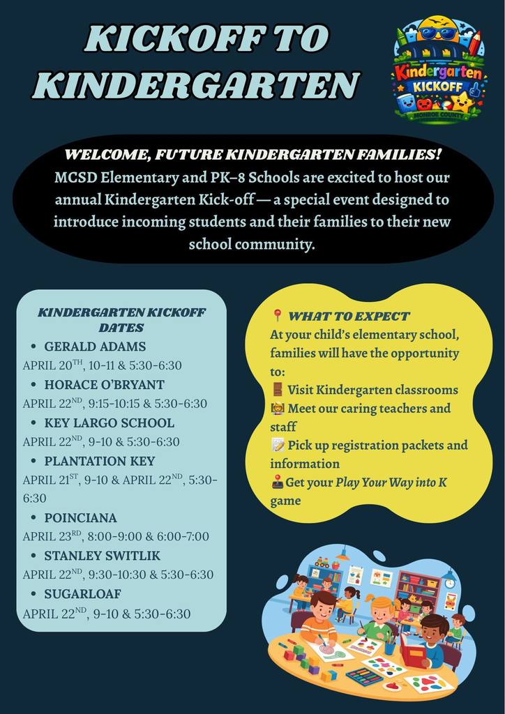 Kickoff to Kindergarten