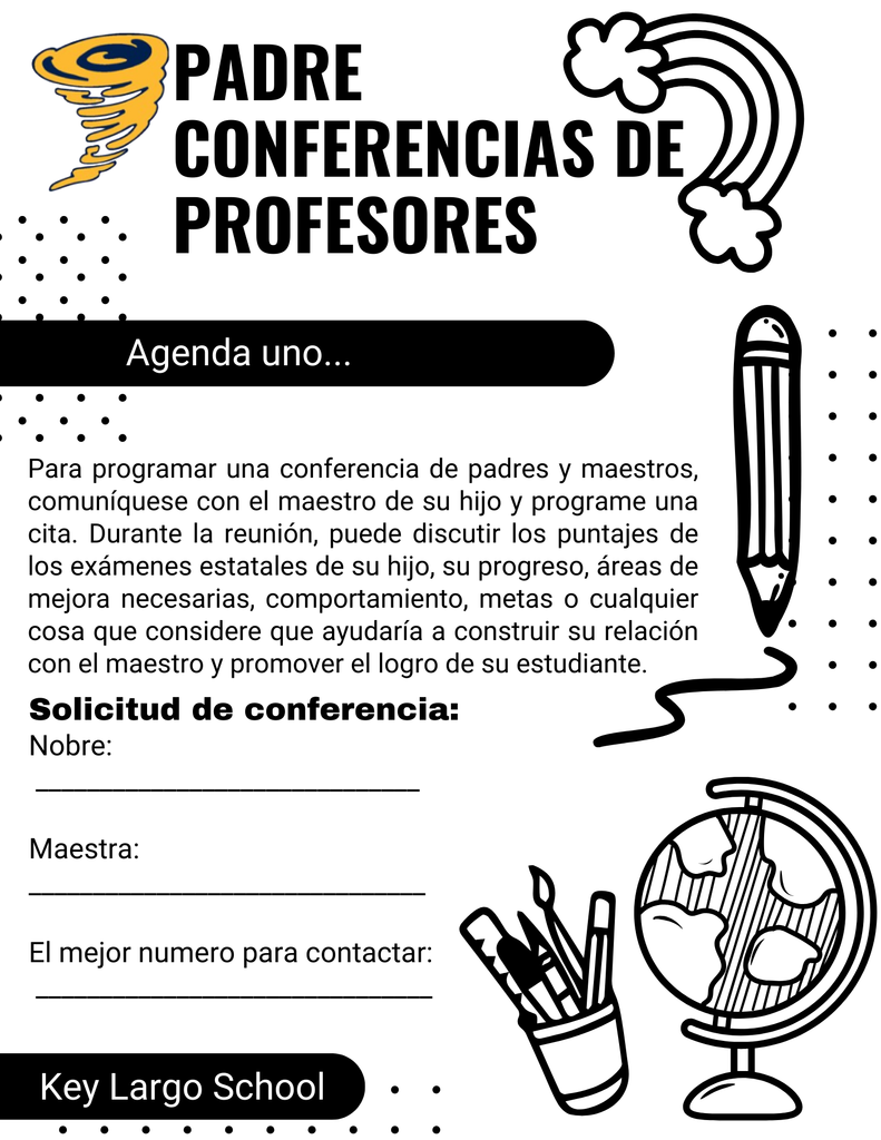 Teacher conference spanish