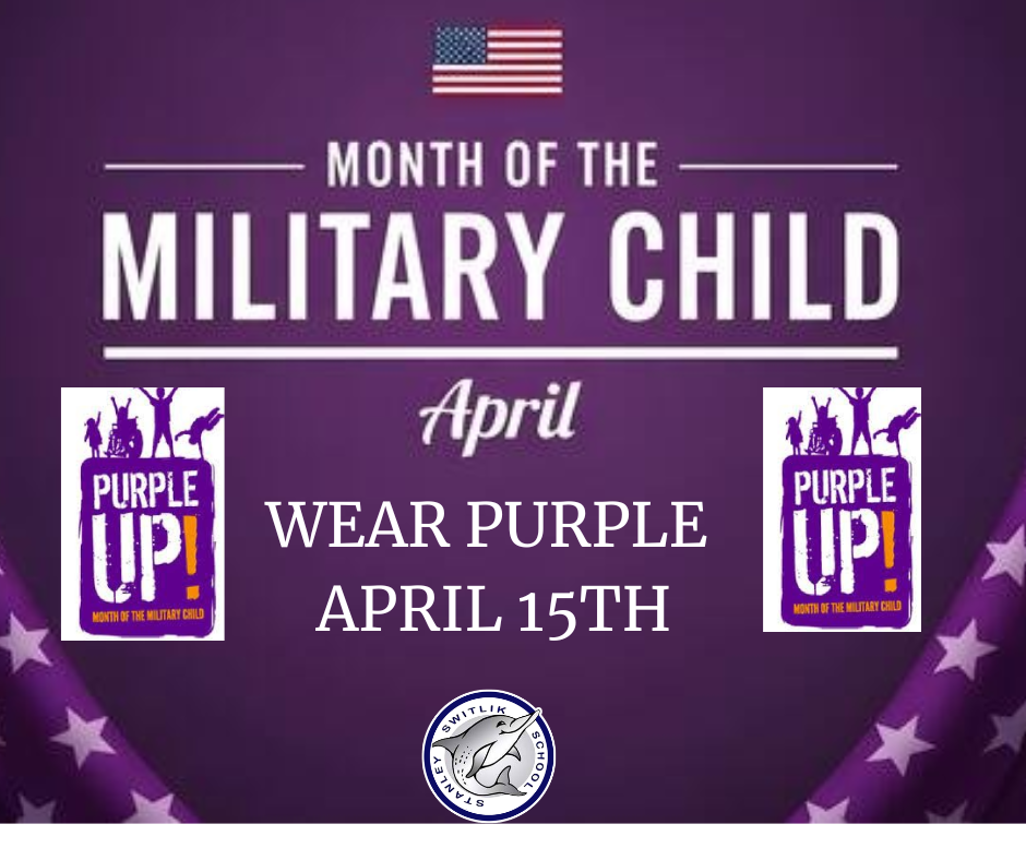 Purple up day for Military Families