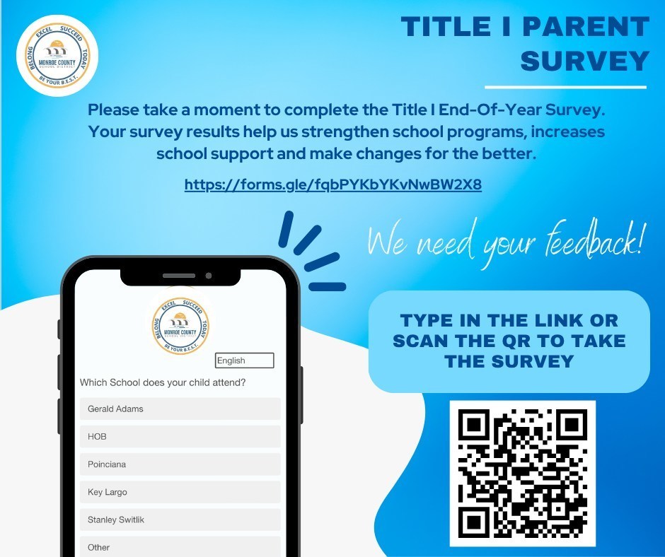 Title 1 Parent Survey English
