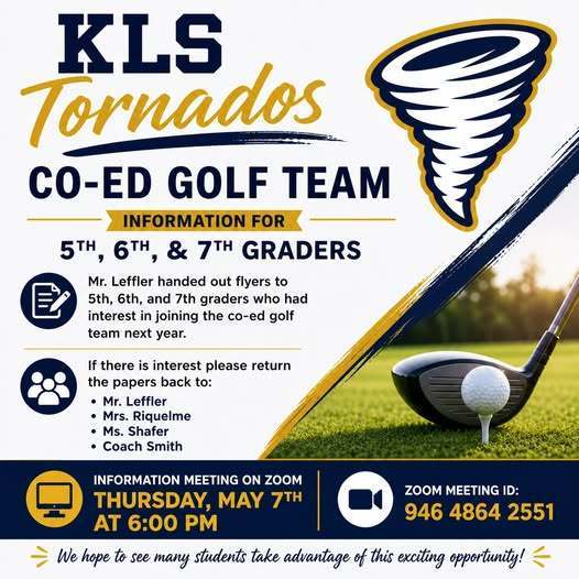 KLS tornados golf