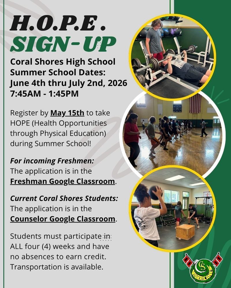 Summer School Registration