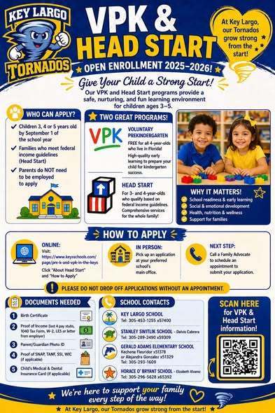 VPK head start enrollment english