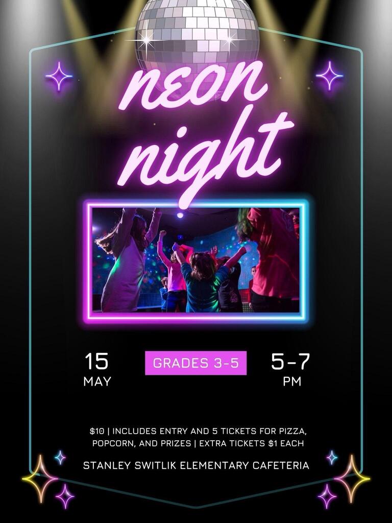 Neon Night flyer 