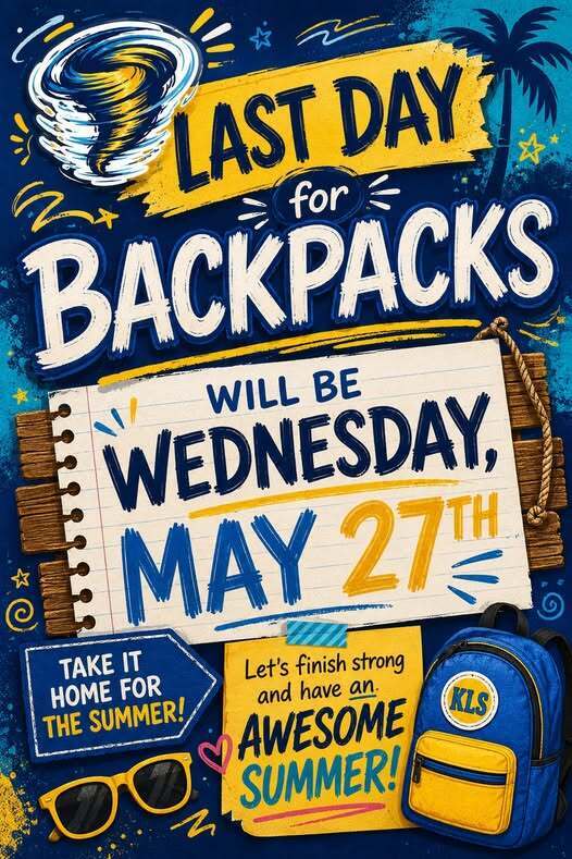 Last day backpacks