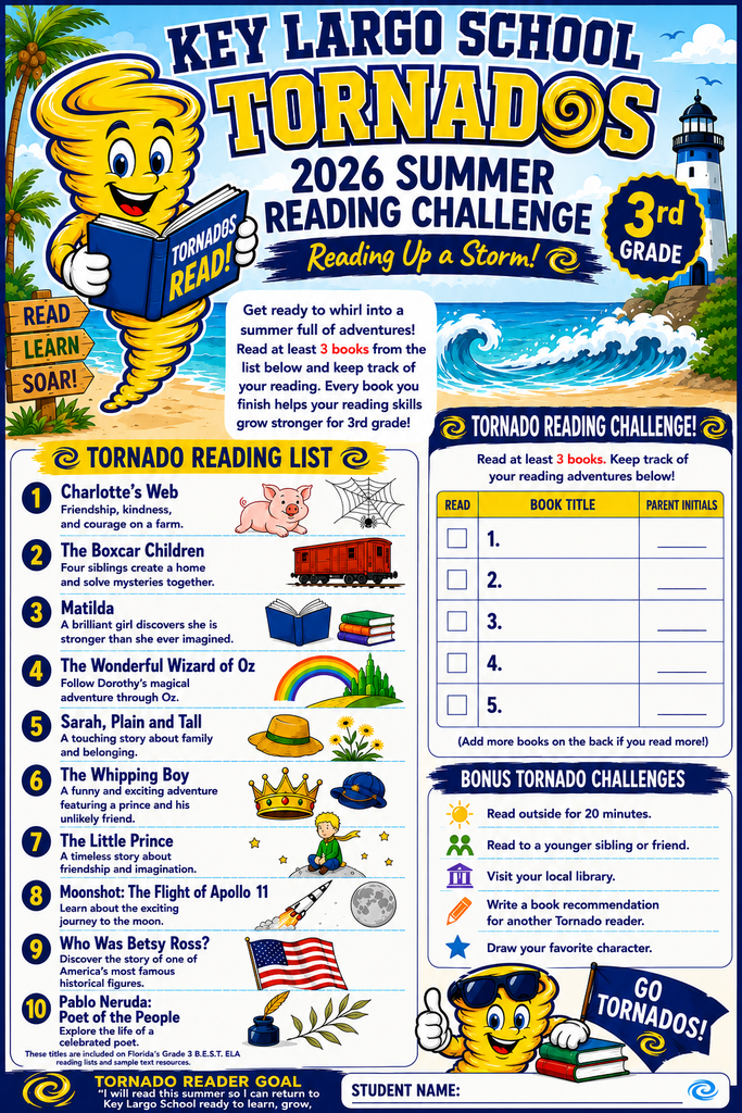 3rd  Grade Summer Reading 